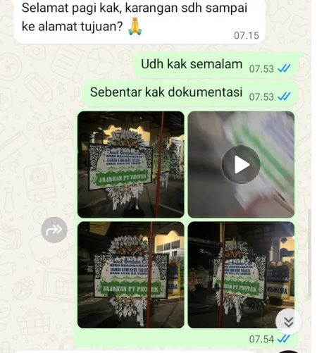 Pengiriman Papan Bunga Selamat Duren Mekar Bojongsari